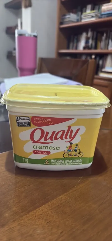 Margarina Cremosa Com Sal Qualy Pote 1kg Embalagem Econômica