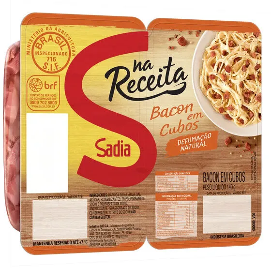 Bacon Em Cubos Sadia Na Receita 140g