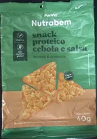 Snack proteico cebola e salsa