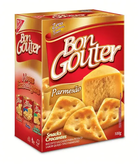 Biscoito Queijo Parmesão Bon Gouter Caixa 100g