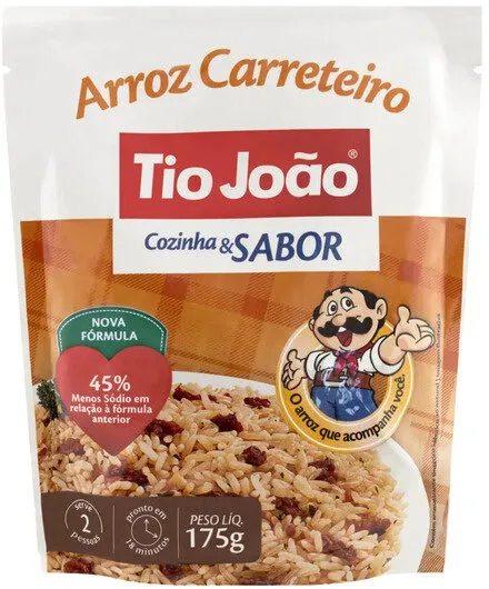 Arroz Carreteiro Tio João Cozinha Sabor 175g