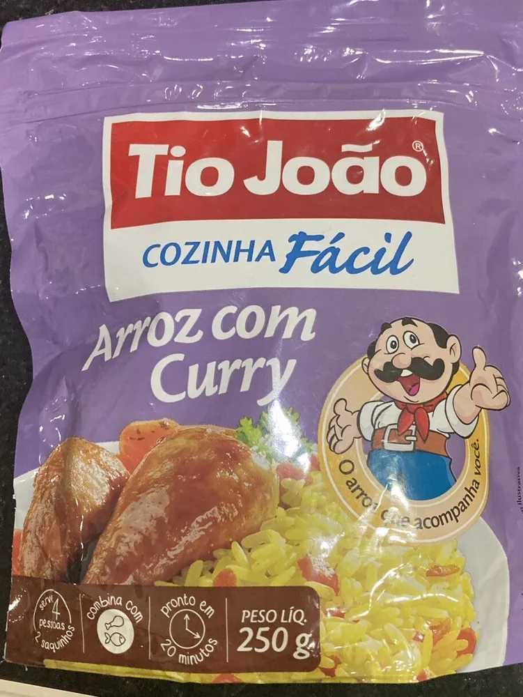 Arroz Com Curry Tio João Cozinha Fácil 250g