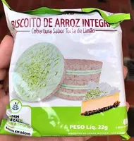 Biscoito de Arroz Integral sabor Torta de Limão