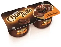 Sobremesa Láctea Chocolate Chandelle Bandeja 180g 2 Unidades