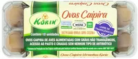 Ovos Caipira Grande Korin Sem Transgênicos Bandeja 10 Unidades