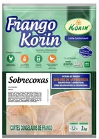 Sobrecoxa De Frango Congelada Korin Sustentável Livre De Transgênicos 1kg