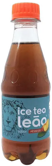 Chá Preto Ice Tea Pêssego Leão Garrafa 250ml