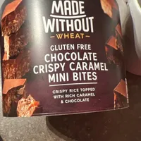Chocolate crispy caramel mini bites