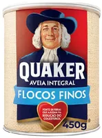 Aveia Em Flocos Finos Quaker Lata 450g