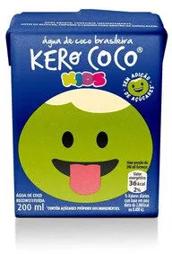 água De Coco Esterilizada Kero Coco Kids Caixa 200ml