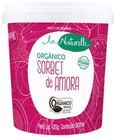 Sorbet Orgânico Amora Zero Lactose La Naturelle Pote 500ml