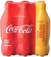 Pack Refrigerante Coca Cola Original Garrafa 6 Unidades 600ml Cada Leve Mais Pague Menos