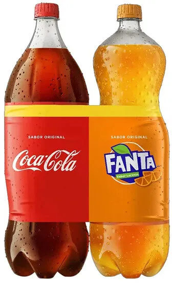 Kit Refrigerante Coca Cola Original Fanta Laranja 2l Cada