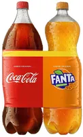 Kit Refrigerante Coca Cola Original Fanta Laranja 2l Cada