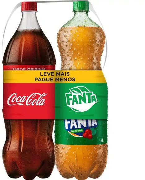 Kit Refrigerante Coca Cola Original Fanta Guaraná 2l Cada Leve Mais Pague Menos