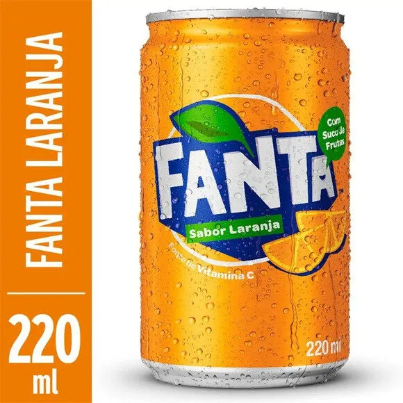 Refrigerante Laranja Fanta Lata 220ml