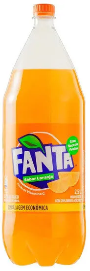 Refrigerante Laranja Fanta Garrafa 2,5l Embalagem Econômica