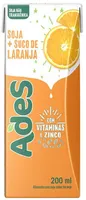 Bebida à Base De Soja Laranja Ades Caixa 200ml
