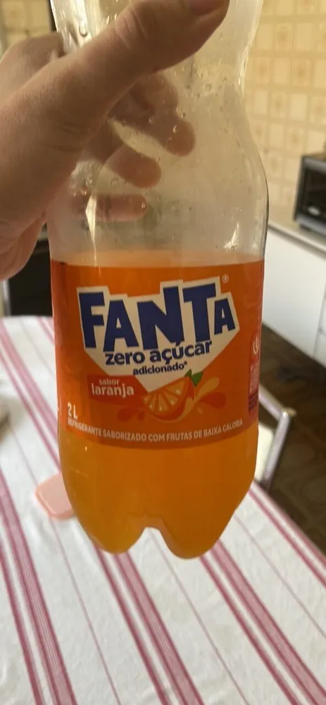 Refrigerante Laranja Zero Adição De Açúcar Fanta Garrafa 2l
