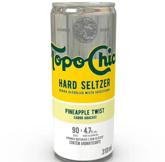 Bebida Mista Alcoólica Abacaxi Topo Chico Hard Seltzer Lata 310ml