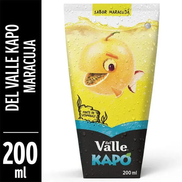 Refresco Adoçado Maracujá Del Valle Kapo Caixa 200ml