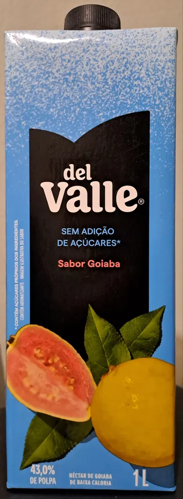 Néctar de goiaba de baixa caloria