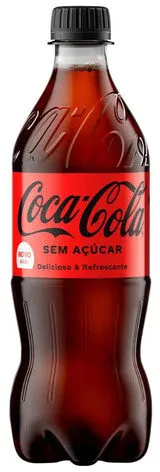 Refrigerante Sem Açúcar Coca Cola Garrafa 600ml