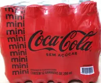 Coca-cola Zero sem Açúcar 12 Garrafas 200 mL