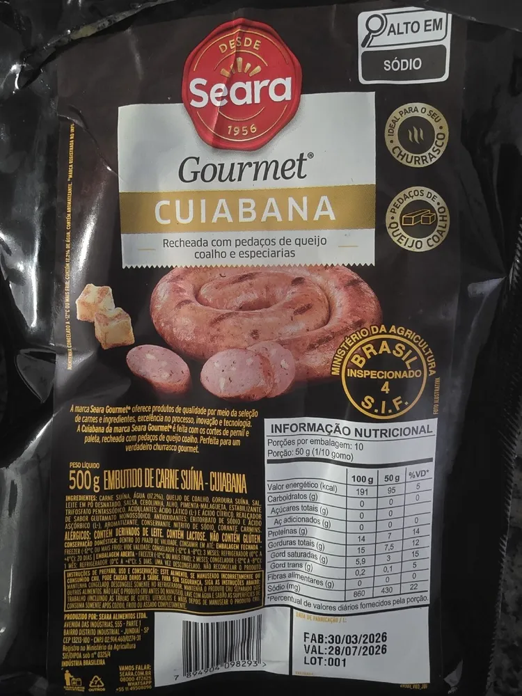 Linguiça Cuiabana