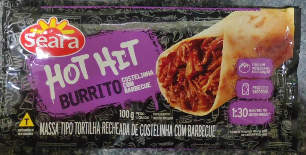 Hot Hit Burrito - Costelinha com Barbecue