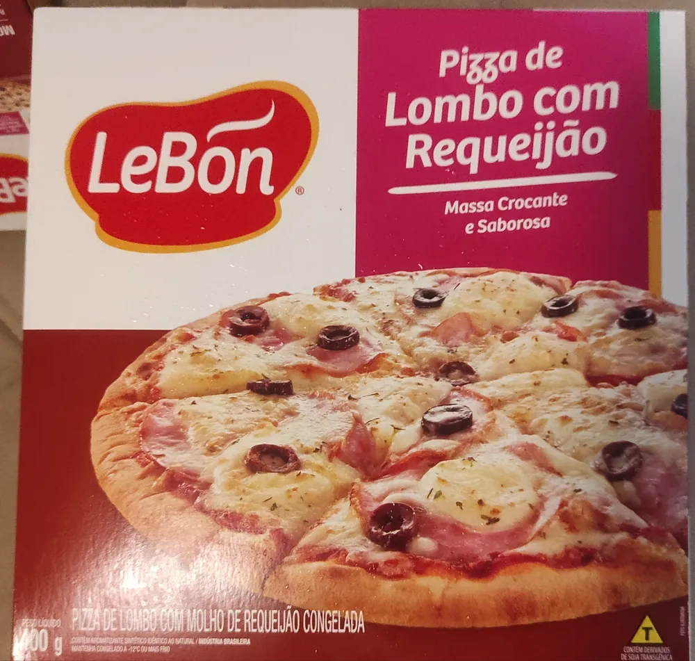 Pizza de Lombo com Requeijão