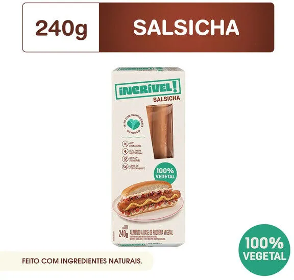 Salsicha Vegetal Incrível 240g