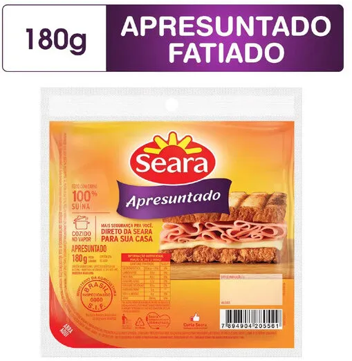 Apresuntado Fatiado Seara 180g
