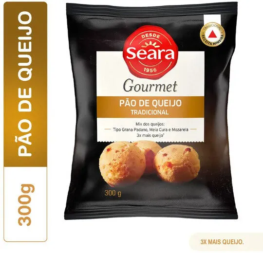 Pão De Queijo Tradicional Seara Gourmet Pacote 300g