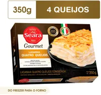 Lasanha Quatro Queijos Seara Gourmet Caixa 350g