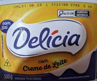 Margarina Com Sal E Creme De Leite