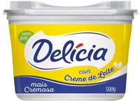 Margarina Sem Sal Com Creme De Leite Delícia Pote 500g