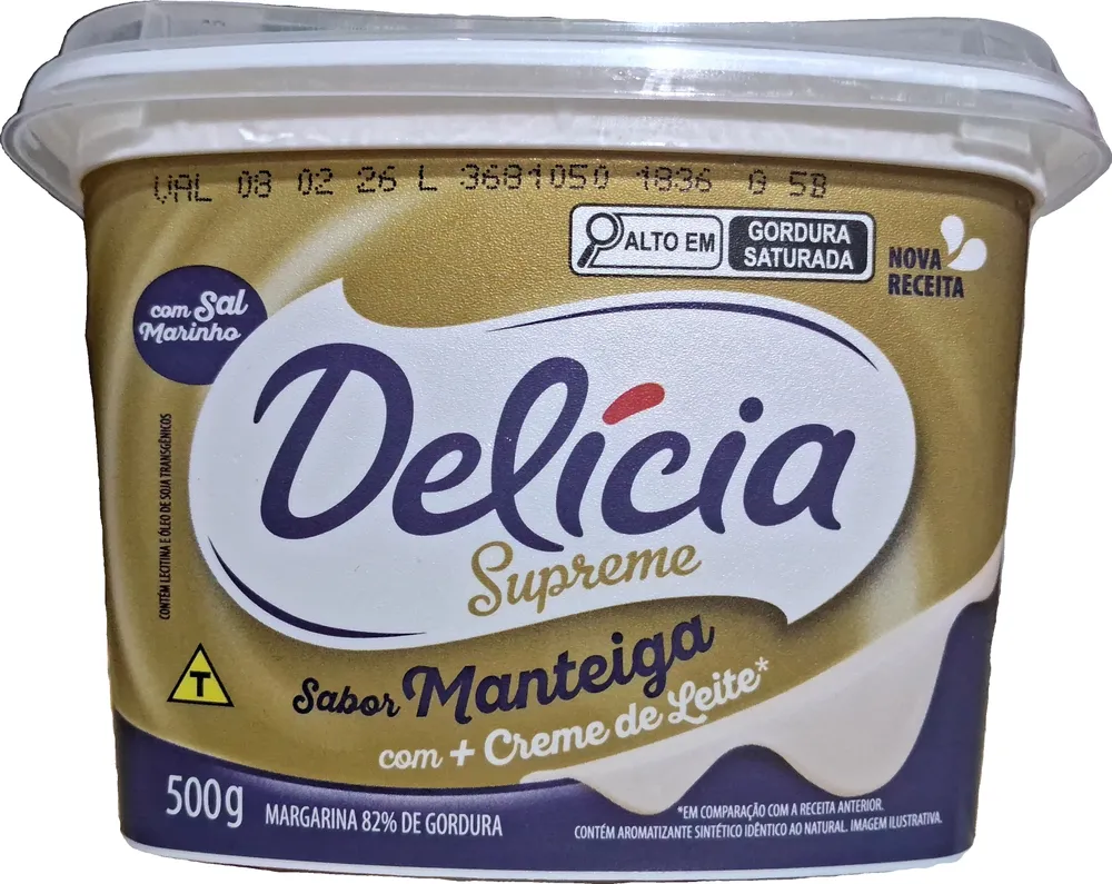 Margarina sabor manteiga com sal