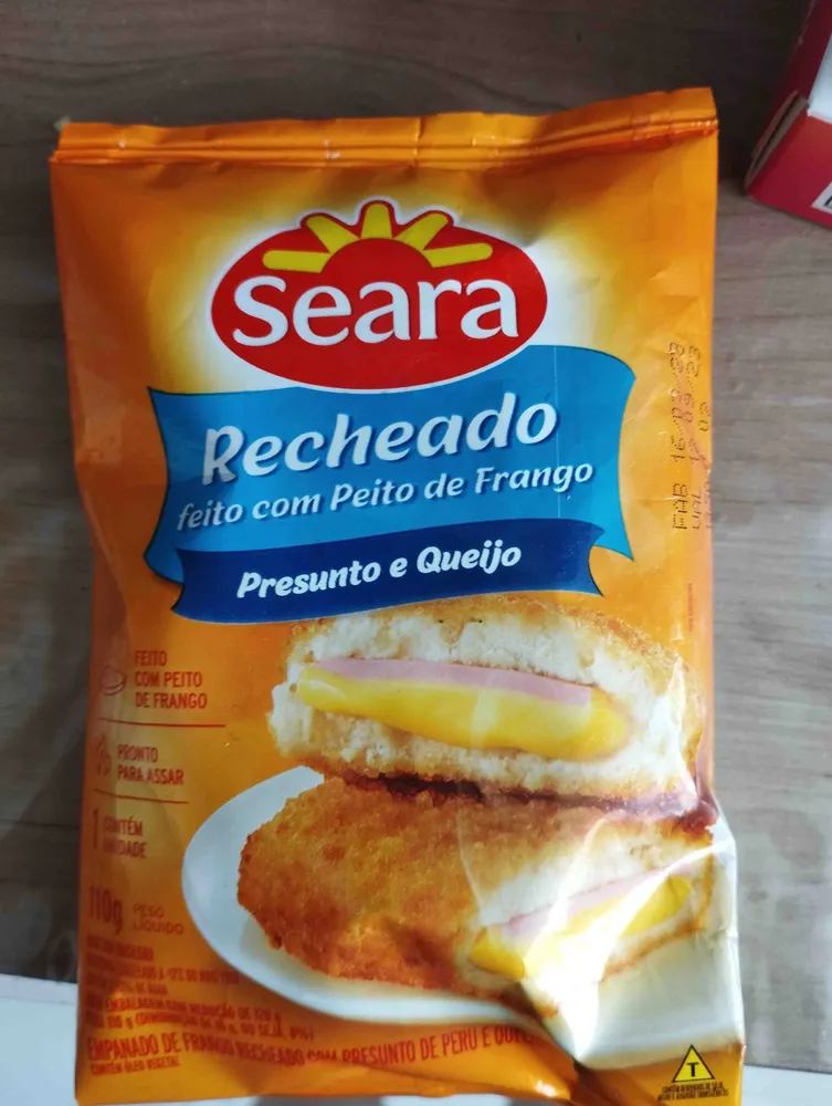 Recheado de presunto e queijo