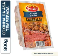 Coxinha Da Asa De Frango Congelada Temperada Seara Churrasco 800g