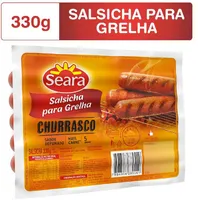 Salsicha Para Grelha Defumada Seara Churrasco 330g 5 Unidades