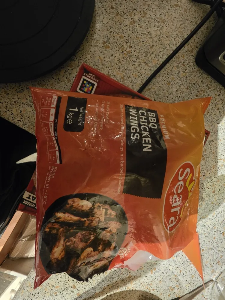Frozen BBQ Chicken Wings