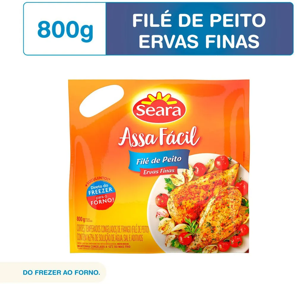 File De Peito Assa Facil 800g Seara
