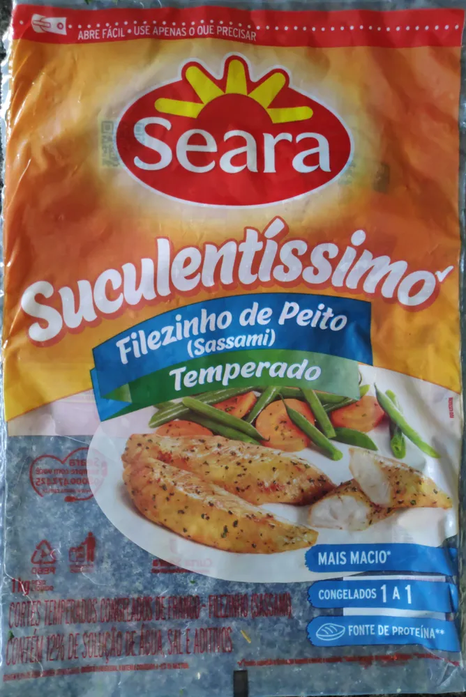 Suculentíssimo - Filezinho de Peito (Sassami) Temperado