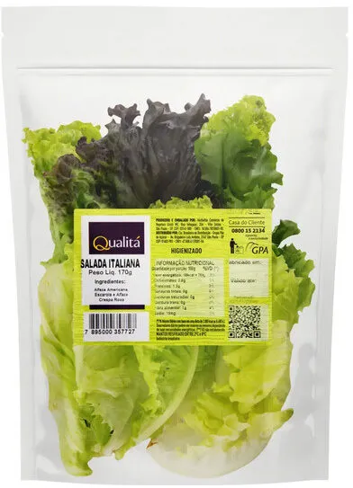 Salada Italiana Vida Natural 150gr Higiênico Atm