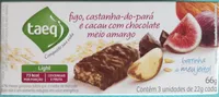 Figo, castanha-do-para e cacau com chocolate meio amargo