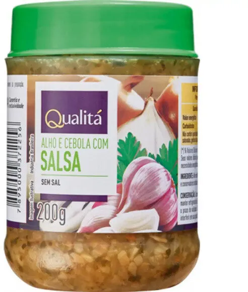 Alho E Cebola Com Salsa Qualit 1kg Sem Sal