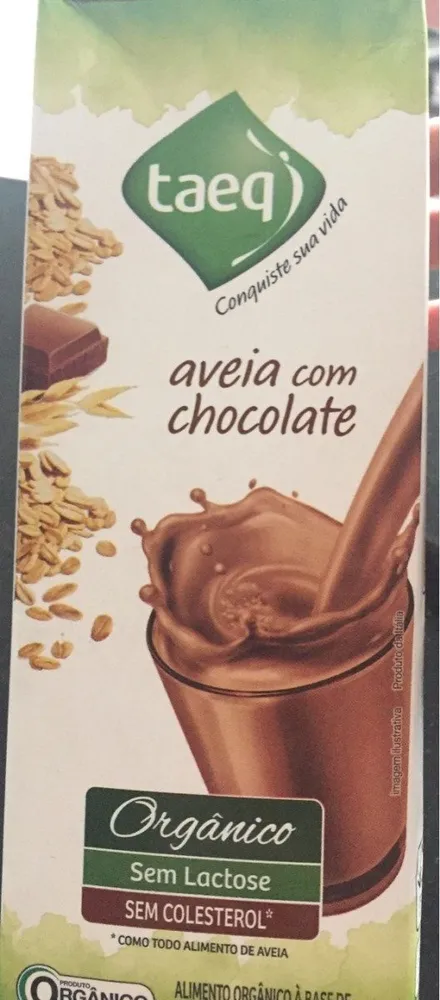 Aveia com chocolate