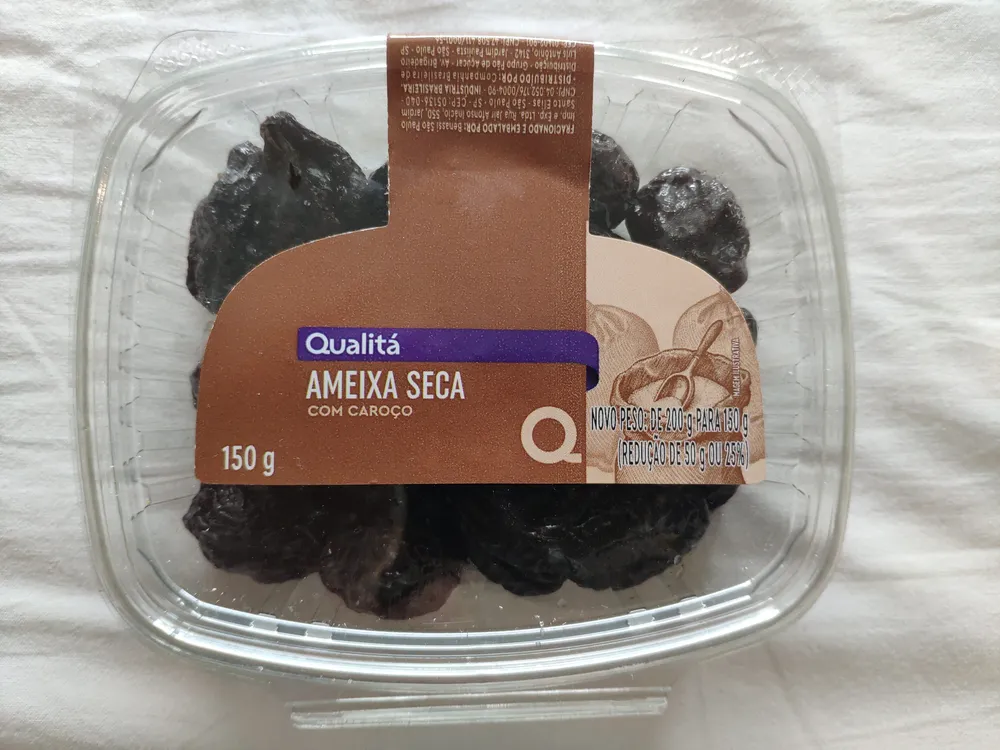 Ameixa seca com caroço