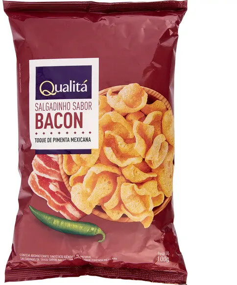 Qa Salgadinho Bacon C Pimenta 100g
